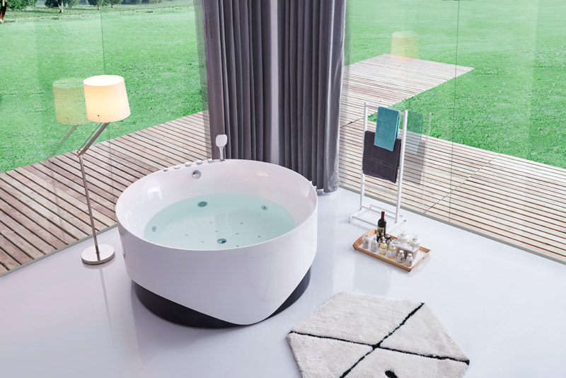 Mua loại bồn tắm phù hợp với kích thước của phòng vệ sinh nhà bạn | Bòn tắm tròn gỗ