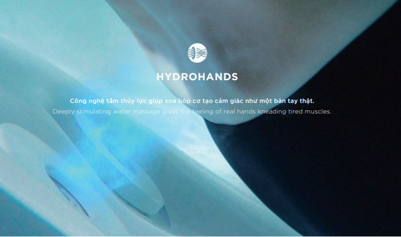 Công nghệ hydrohands hiện tại của TOTO