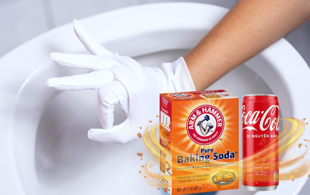 Sử dụng hỗn hợp Coca Cola và Baking Soda thành chất tẩy rửa thần thánh