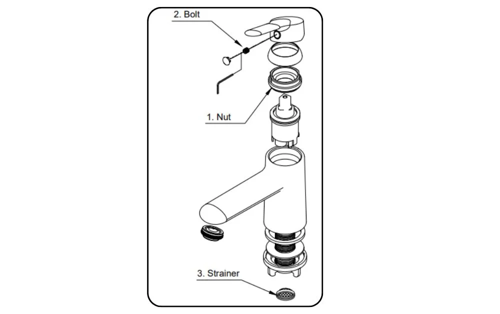 Cách xử lý sự cố của vòi nước gật gù TOTO (Nguồn: TOTO)