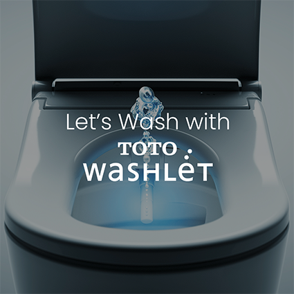 lets wash with TOTO washilet